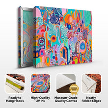Load image into Gallery viewer, Canvas Print: "Kaleidoscopic Voyage III"