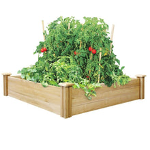 Load image into Gallery viewer, Cedar 4 ft x 4 ft x 10.5 in Raised Garden Bed - Made in USA
