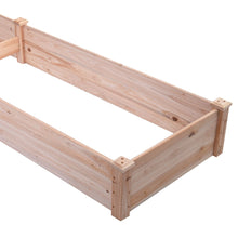 Load image into Gallery viewer, Solid Wood 8 ft x 2 ft Raised Garden Bed Planter