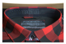 Load image into Gallery viewer, The Titan - Black/Red Plaid Long Sleeve