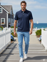 Load image into Gallery viewer, Coastline polo navy