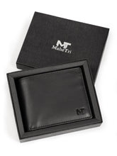 Load image into Gallery viewer, Wealth Ward Black Bi-folded Wallet