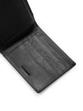 Load image into Gallery viewer, Wealth Ward Black Bi-folded Wallet