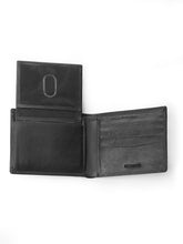 Load image into Gallery viewer, Wealth Ward Black Bi-folded Wallet