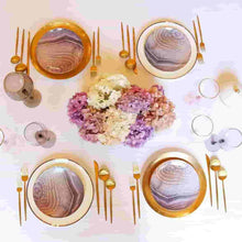 Load image into Gallery viewer, Amethyst Agate Plate-Set of 4