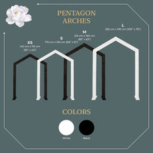 Load image into Gallery viewer, Wedding Arch Pentagon