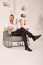 Load image into Gallery viewer, The Monarch Black Leather Men Dress Shoe