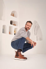 Load image into Gallery viewer, The Apex Tan Leather Men Chealsea Boot