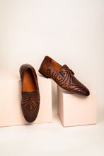Load image into Gallery viewer, The Meram Brown Leather Tassel Slip-On Loafer Men Shoe