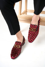 Load image into Gallery viewer, The Vicino Shoe Burgundy Bit Dress Loafer Limited Edition Men Shoe