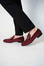 Load image into Gallery viewer, The Vicino Shoe Burgundy Bit Dress Loafer Limited Edition Men Shoe