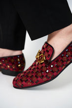 Load image into Gallery viewer, The Vicino Shoe Burgundy Bit Dress Loafer Limited Edition Men Shoe