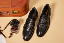 Load image into Gallery viewer, Amsterdam Black Bit Loafer Men Shoe