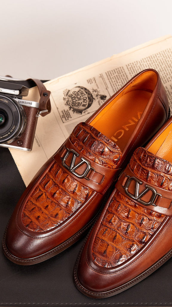 Amsterdam Tan Bit Loafer Men Shoe