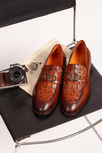 Load image into Gallery viewer, Amsterdam Tan Bit Loafer Men Shoe