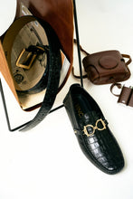 Load image into Gallery viewer, The Pisa Black Leather Bit Drive Loafer Men Shoe