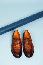Load image into Gallery viewer, Amsterdam Tan Bit Loafer Men Shoe