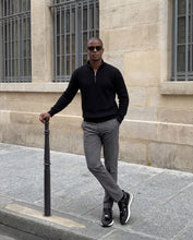 Load image into Gallery viewer, The Veneto Black Leather Men Sneaker
