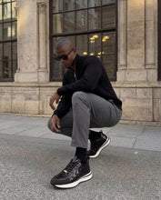 Load image into Gallery viewer, The Veneto Black Leather Men Sneaker