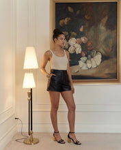 Load image into Gallery viewer, The Avlonya Block Heel Black Leather Ankle Strap Women Sandal