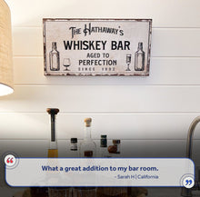 Load image into Gallery viewer, Whiskey Bar Sign III