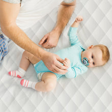 Load image into Gallery viewer, Luxury Organic Cotton Quilted Mattress Pad Protector