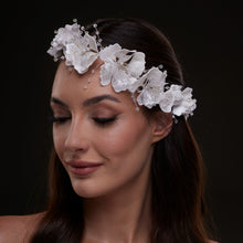 Load image into Gallery viewer, White Orchid Hair Vine