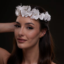 Load image into Gallery viewer, White Orchid Hair Vine