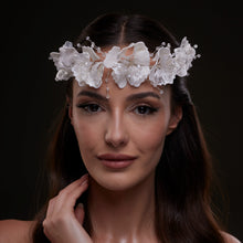 Load image into Gallery viewer, White Orchid Hair Vine