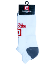 Load image into Gallery viewer, Rockwell Training White Ankle Socks