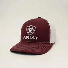 Load image into Gallery viewer, ARIAT Sangria Style (Burgundy/White) - Trucker Cap