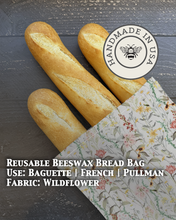 Load image into Gallery viewer, Baguette | Beeswaxed Bag