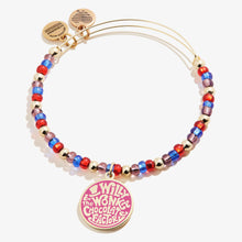 Load image into Gallery viewer, Willy Wonka Chocolate Factory' Beaded Charm Bangle