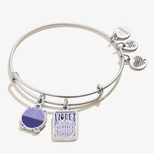 Load image into Gallery viewer, Willy Wonka 'Violet' Duo Charm Bangle
