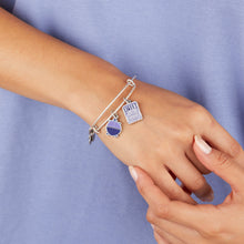 Load image into Gallery viewer, Willy Wonka 'Violet' Duo Charm Bangle