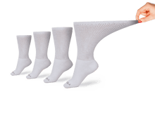 Load image into Gallery viewer, Women's Ultra-Soft Upper Calf Diabetic Socks (4 Pair)