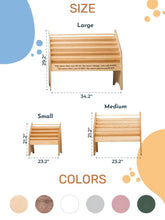 Load image into Gallery viewer, Wooden Montessori Bookshelf White