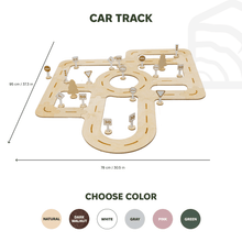 Load image into Gallery viewer, Wooden Car Track Toy