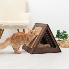 Load image into Gallery viewer, Stylish Wooden Cat Houses - Dark Walnut