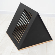 Load image into Gallery viewer, Stylish Wooden Cat Houses - Black