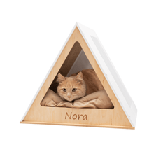 Load image into Gallery viewer, Stylish Wooden Cat Houses - Black