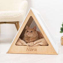 Load image into Gallery viewer, Stylish Wooden Cat Houses - White