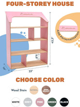Load image into Gallery viewer, Pink Dollhouse Bookcase