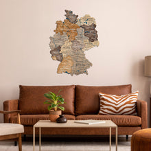Load image into Gallery viewer, 3D Germany Wooden Map Multicolor