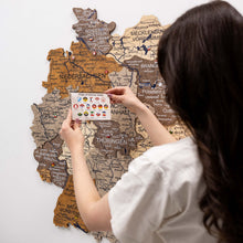 Load image into Gallery viewer, 3D Germany Wooden Map Multicolor