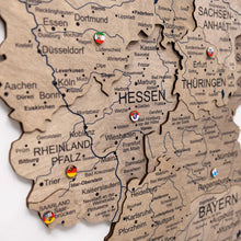 Load image into Gallery viewer, 3D Germany Wooden Map Terra