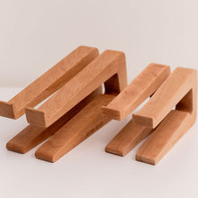 Load image into Gallery viewer, Dual Wooden Laptop Dock – Solid Wood