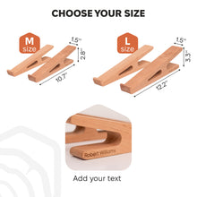 Load image into Gallery viewer, Wooden Laptop Stand – Solid Wood