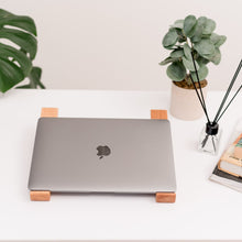 Load image into Gallery viewer, Wooden Laptop Stand – Solid Wood