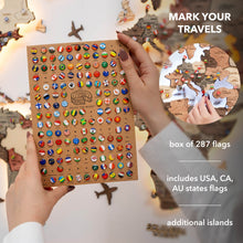 Load image into Gallery viewer, 3D LED Wooden World Map 3.0 Fusion